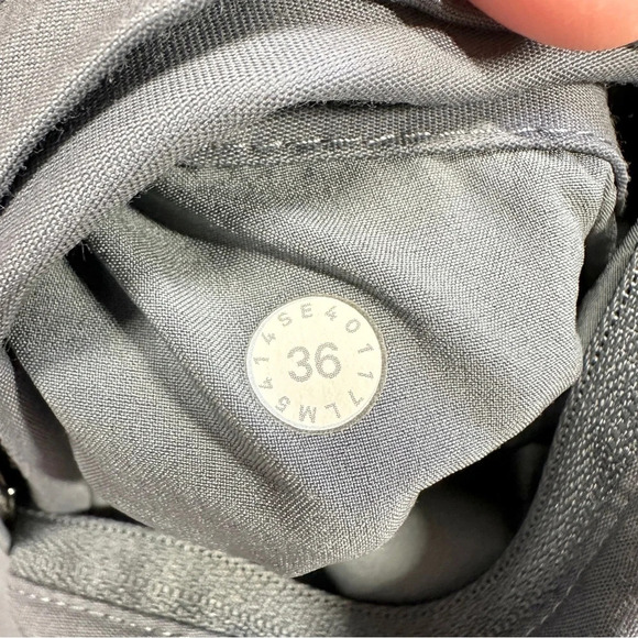 Lululemon Men’s Commission Pant Classic Qwick Chino 34” Fog Horn Gray Size 36 - Picture 11 of 16